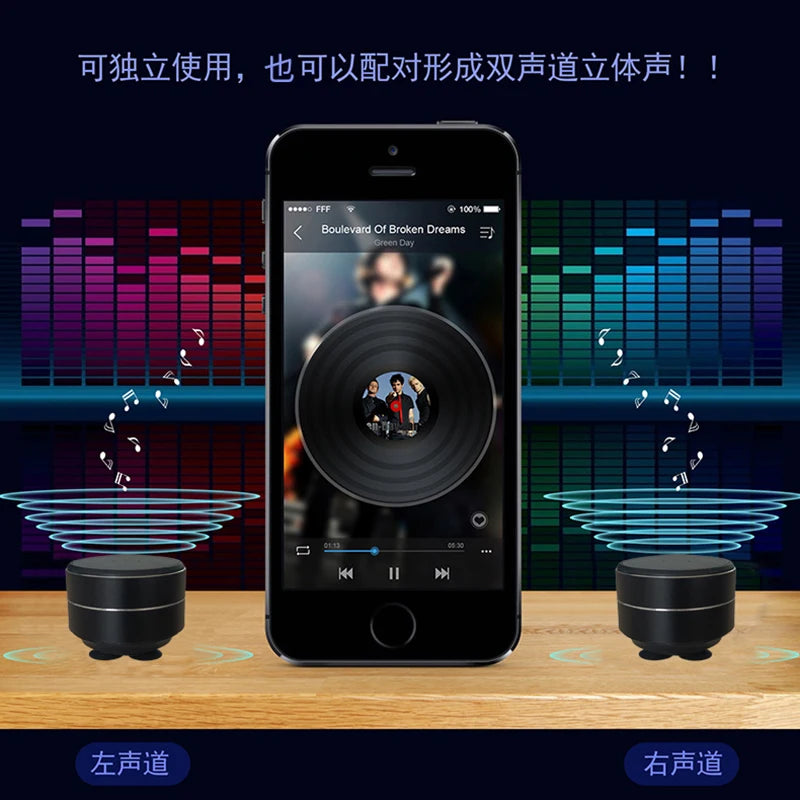 Bone Conduction Wireless Speaker with TWS & Enhanced Bass