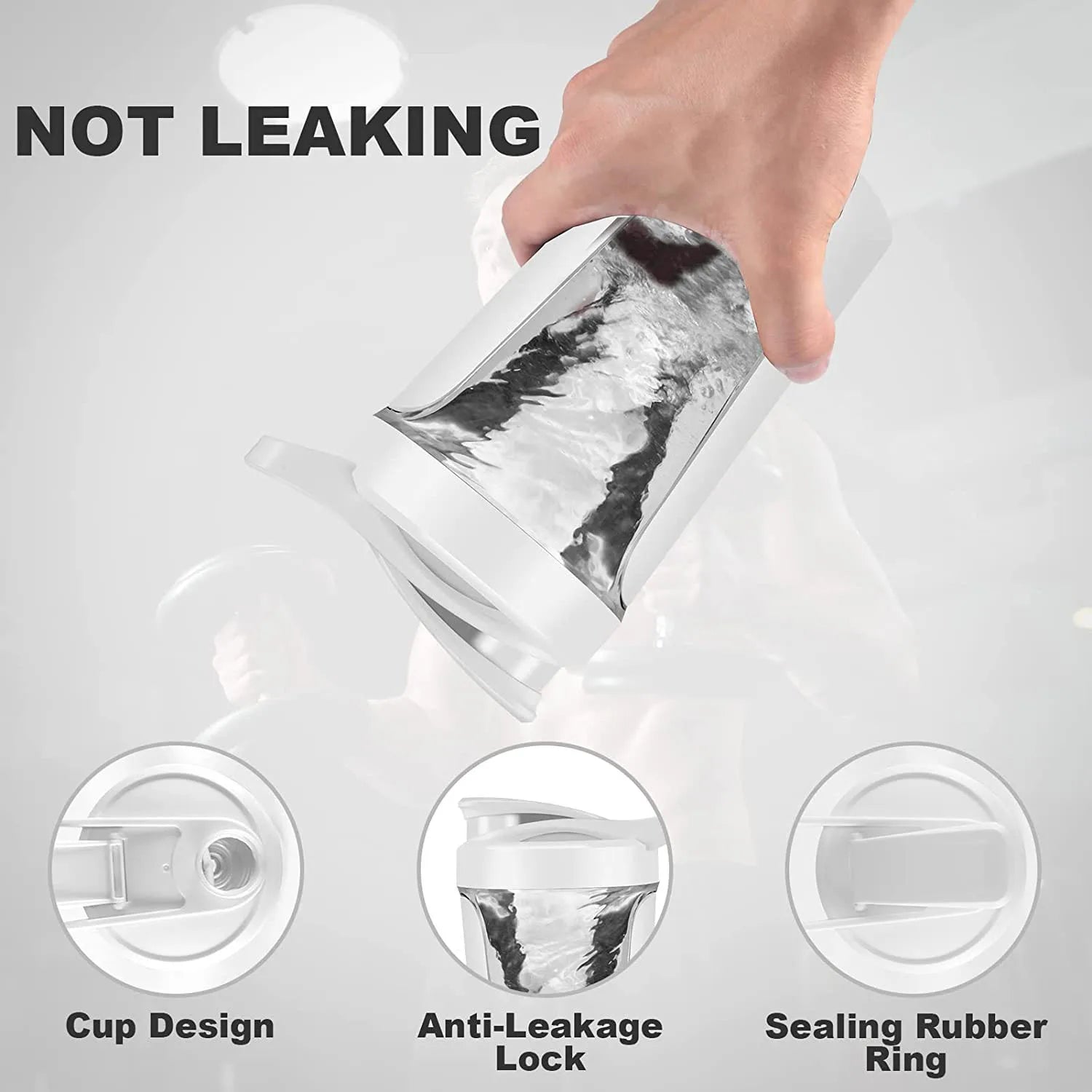 350ml Electric Protein Shaker Bottle