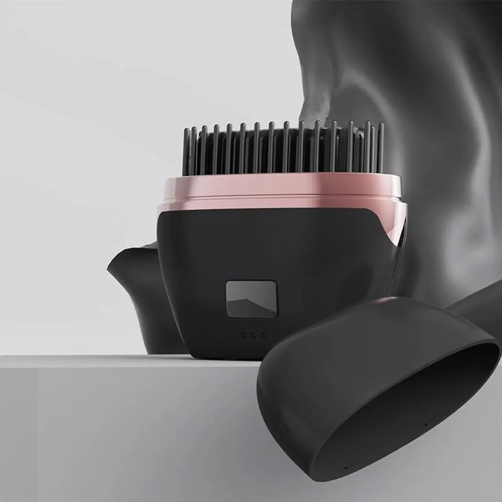 Rechargeable Electric Hair Straightening Brush