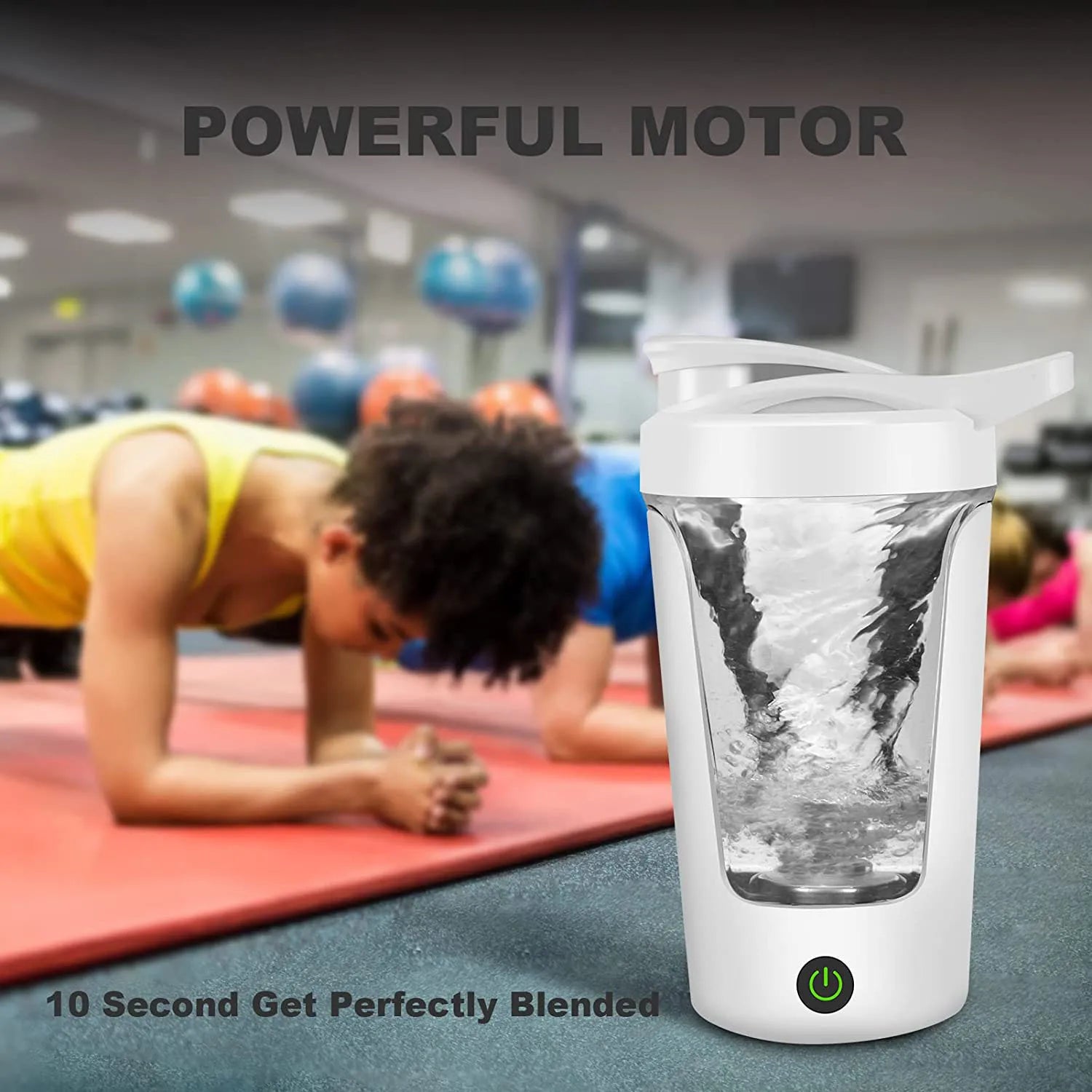 350ml Electric Protein Shaker Bottle
